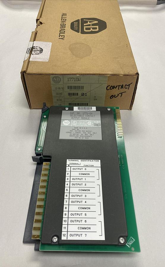 Allen-Bradley,17710W,Selectable Contact Output Module NOS