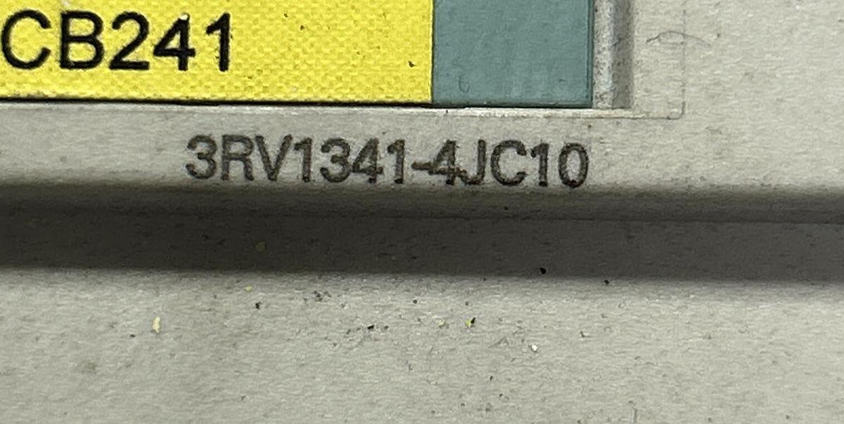 Used SIEMENS,3RV1341-4JC10,CIRCUIT BREAKER USED