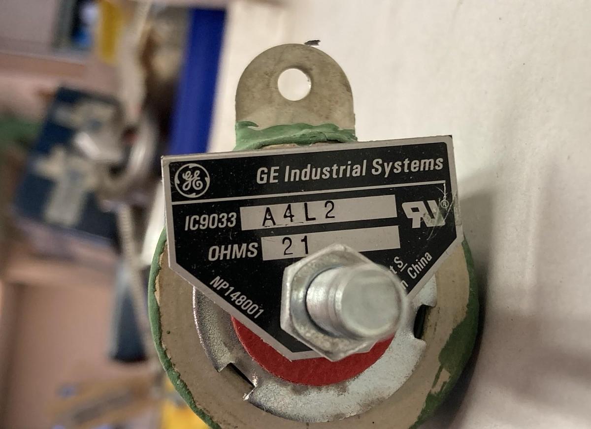 Used General Electric,IC9033A4L2,Resistor 21 OHMS