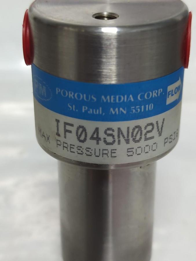 Used POROUS MEDIA CORP,IF04SN02V,5000 PSI MAX PRE-OWNED
