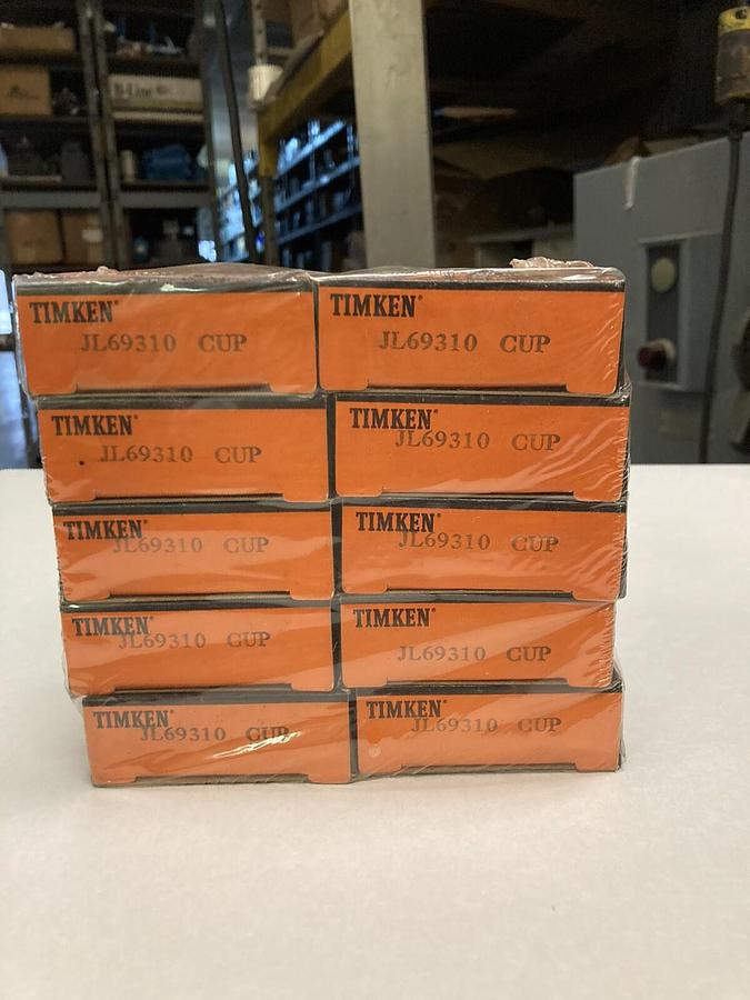 Used Timken,JL69310,Roller Bearing Cup Lot of 10