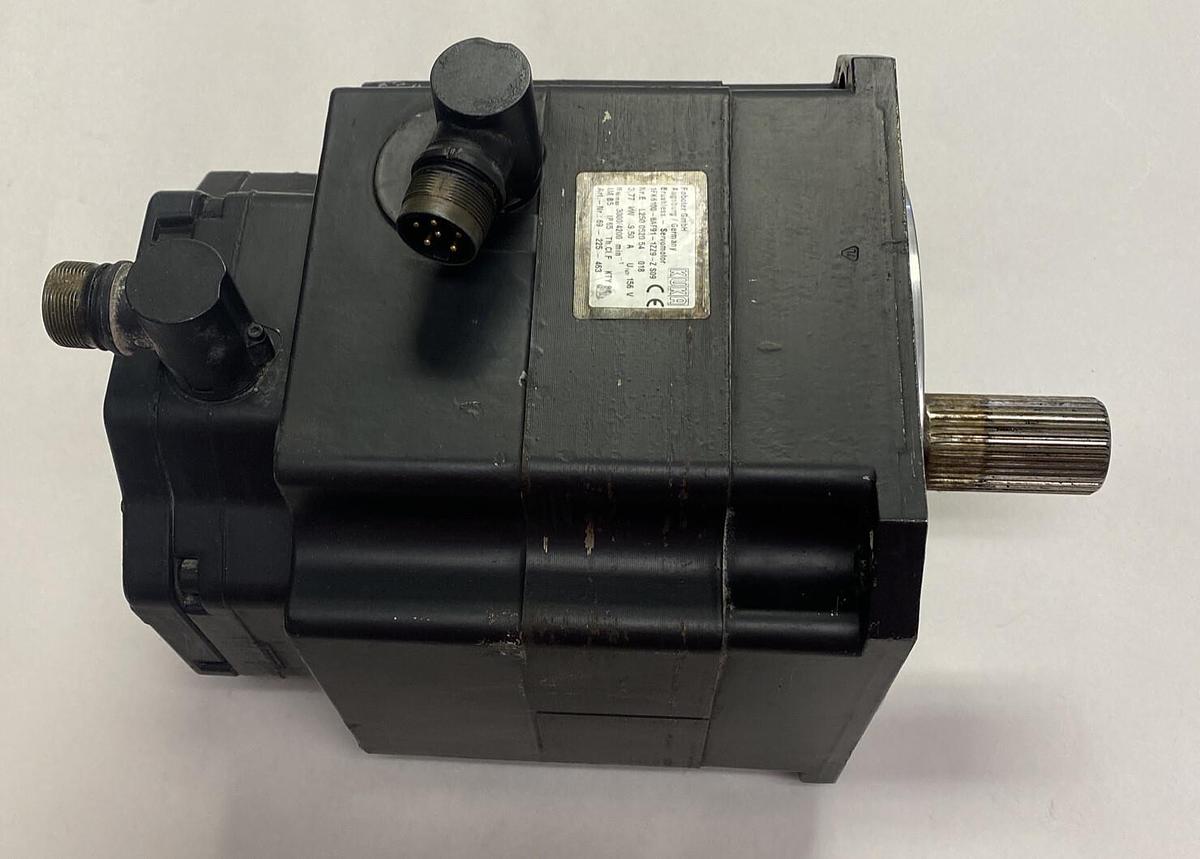 Used KUKA,1FK6100-8AF91-1ZZ9-ZS09,BRUSHLESS SERVO MOTOR 9.5A 156V 3000/4200RPM