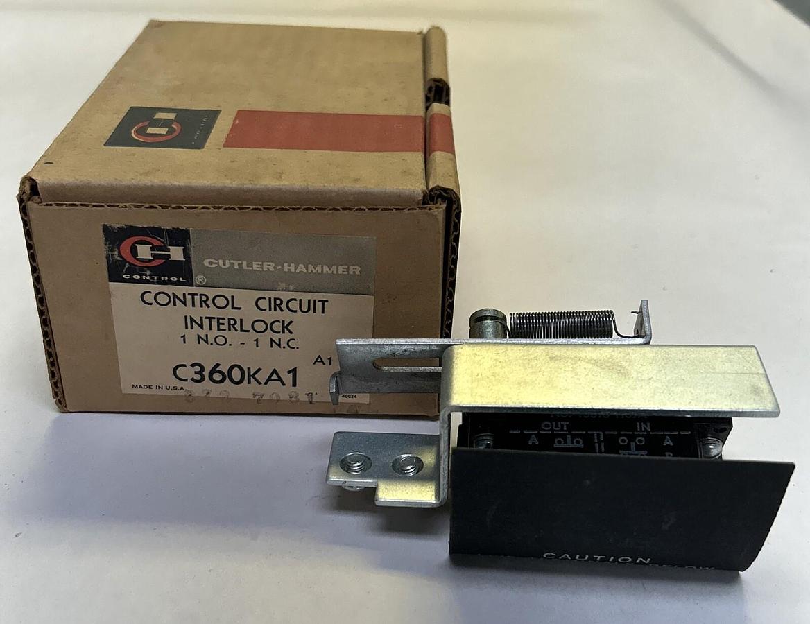 CUTLER-HAMMER,C360KA1,CONTROL CIRCUIT INTERLOCK NOS