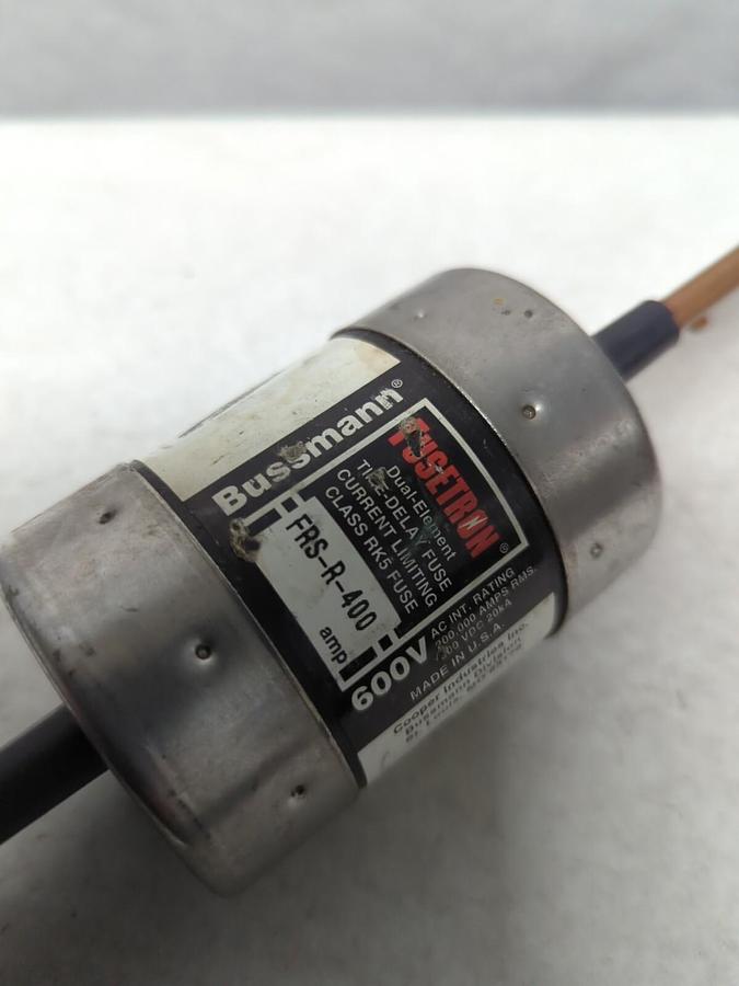 Used COOPER BUSSMANN,FRS-R-400,FUSETRON 400 AMP FUSE PRE-OWNED