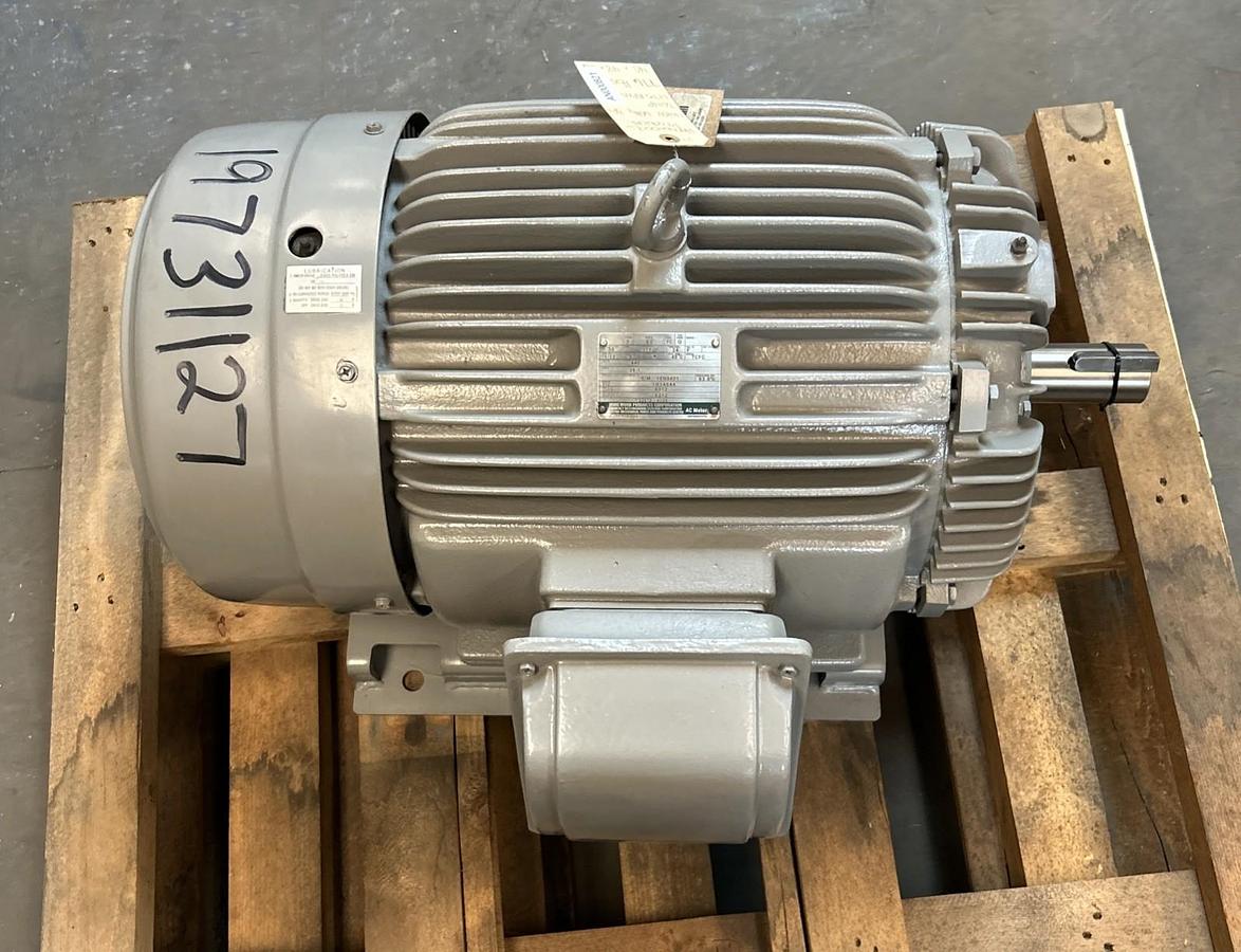 Used HOMEWOOD WESTINGHOUSE,TCFC,AC MOTOR 30HP 3PH 1175RPM 440V 326TZ/405S