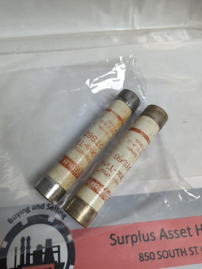 Used GOULD SHAWMUT,OTS60,ONE-TIME 60 AMP FUSE LOT OF 2 PRE-OWNED