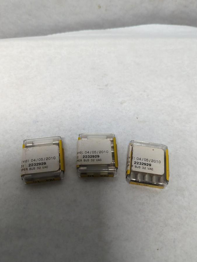COOPER BUSSMANN,MDL-10,GLASS FUSES LOT OF 15 NOS