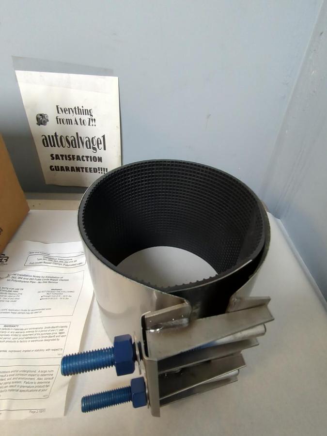 SMITH-BLAIR,STYLE 261,FULL CIRCLE BAND  BOLTS  304 SS  ALL STAINLESS NOS