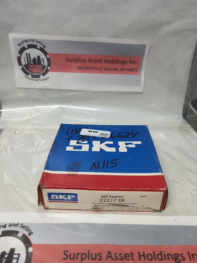SKF,22217 EK,SPHERICAL ROLLER BEARING 85X150X36MM NOS