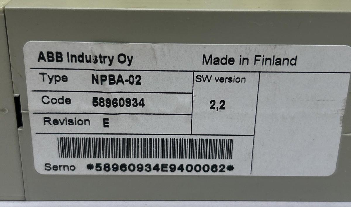 Used ABB,NPBA-02,PROFIBUS ADAPTER