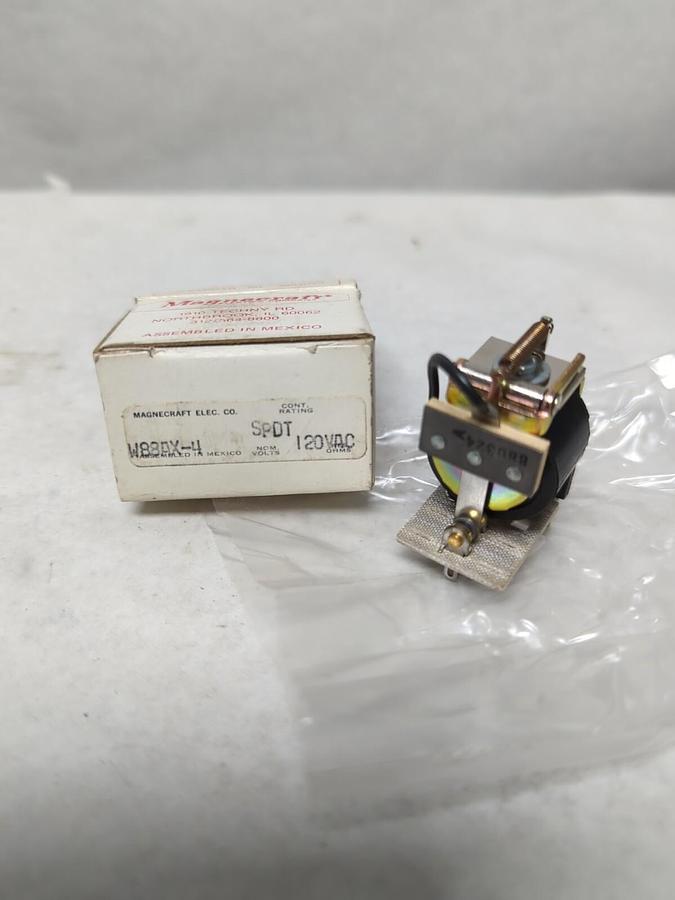 MAGNECRAFT E;ECTRIC,W88AX-4,COIL RELAY 120VAC NOS