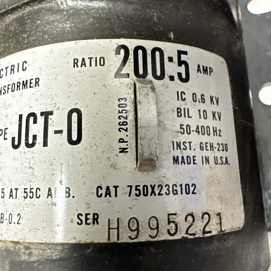 Used GE,JCT-0,Current Transformer 750X23G102 Ratio 200:5A (G108)