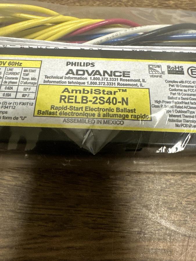 Philips Advance,RELB-2S40-N,Ballast