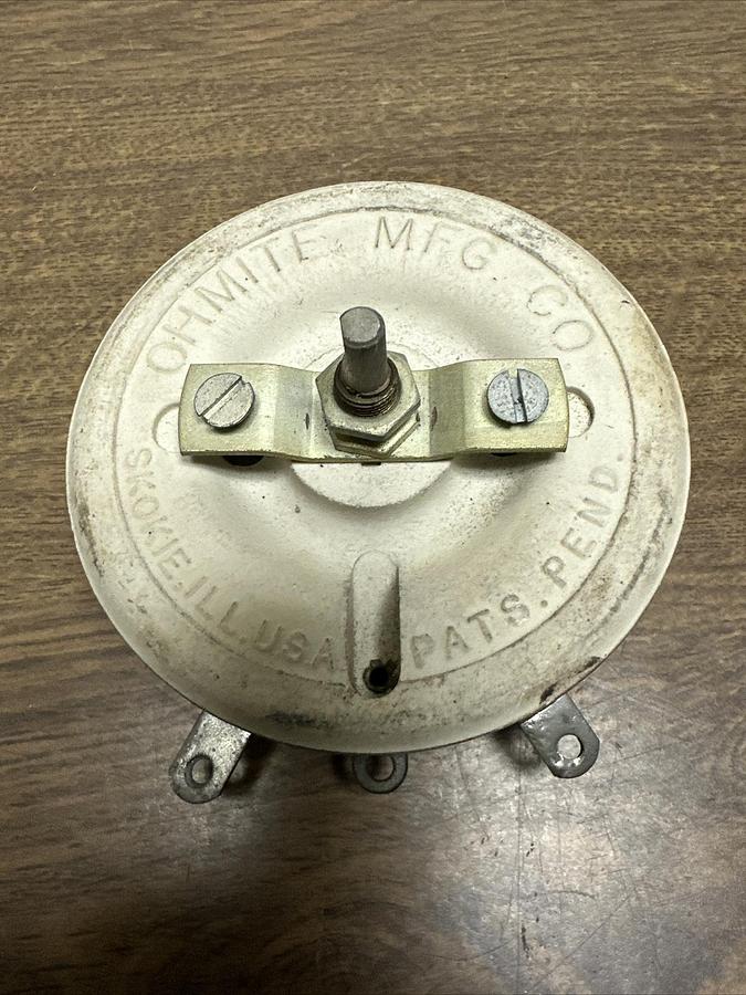 Used Ohmite,0541,500 Ohm Rheostat
