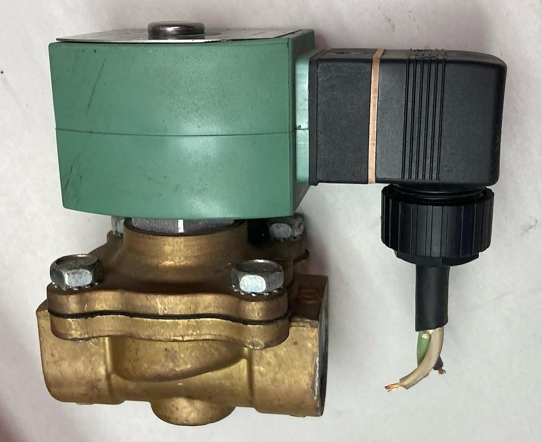 Used Asco,SC8210G095,2-Way Pilot Operated Solenoid Valve 3/4 Inch 150 PSIG