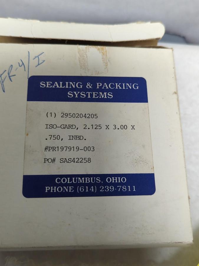 GARLOCK,2950204205,EQUALIZER 2.125X3.00X.750 NOS