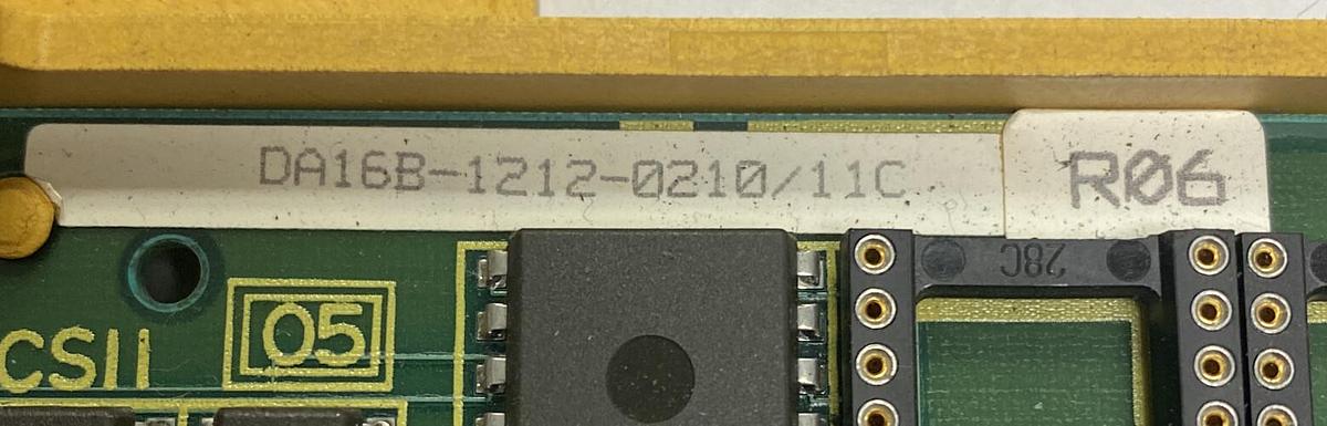 Used FANUC,DA16B-1212-0210/11C,MEMORY BOARD