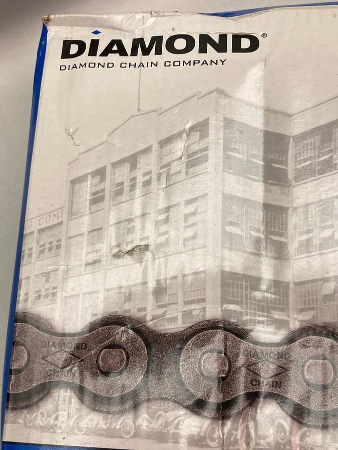 Used Diamond,X-5233-010,60-2 Riveted 10' Roller Chain