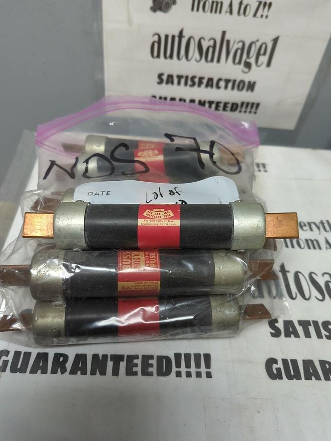 COOPER BUSSMANN,NOS-70,ONE-TIME FUSES LOT OF 10 NOS