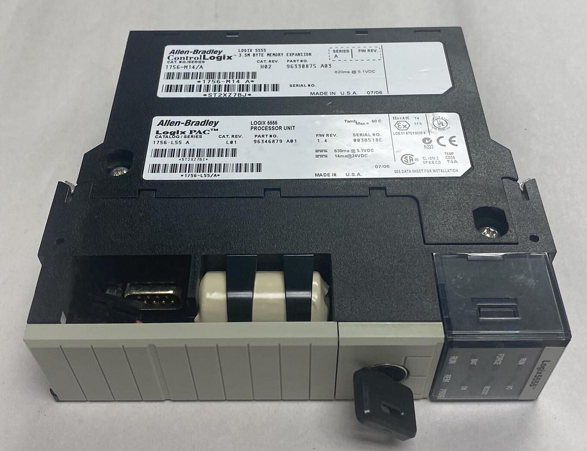 Used Allen-Bradley,1756-M14/A,ControlLogix / 1756-L55 Logix Pac