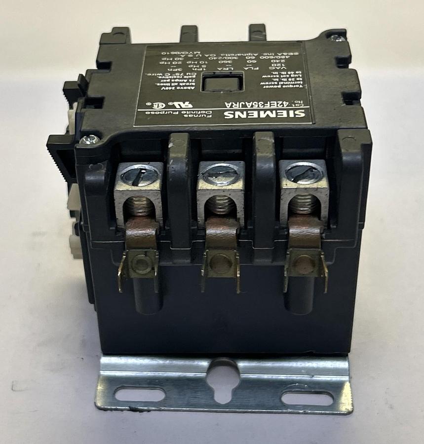 Used SIEMENS,42EF35AJRA,DEFINITE PURPOSE CONTACTOR