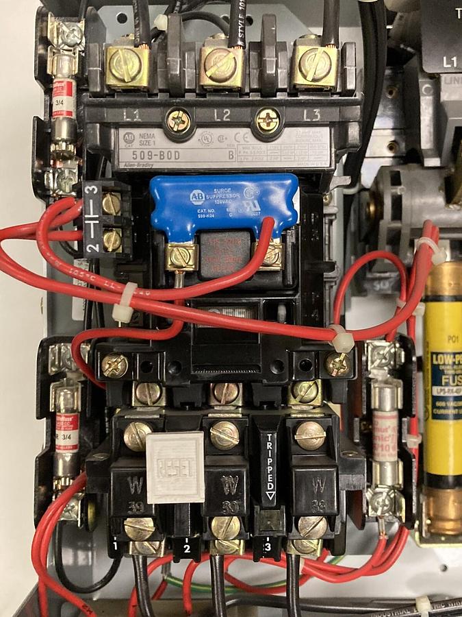 Used Allen-Bradley,2100 2112B,Size 1 Fused MCC 12 INCH Starter Bucket