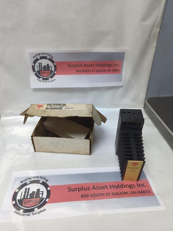 CARLO GAVAZZI,RN2A48A30,SEMICONDUCTOR CONTACTOR ZS 30A 2-POLE 480VAC 24-2 NOS