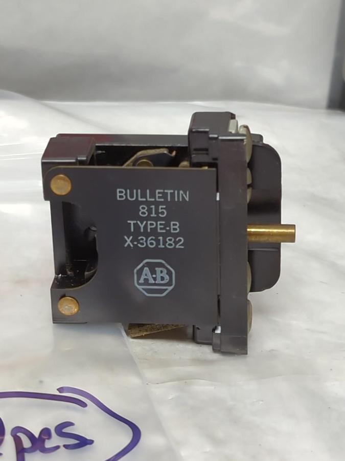 Used ALLEN BRADLEY,-36182,L.H. OVERLOAD RELAY LOT OF 2 PRE-OWNED