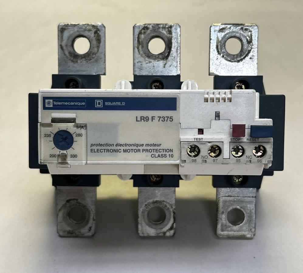 Used TELEMECANIQUE,LR9F7375,OVERLOAD RELAY 300A 575V