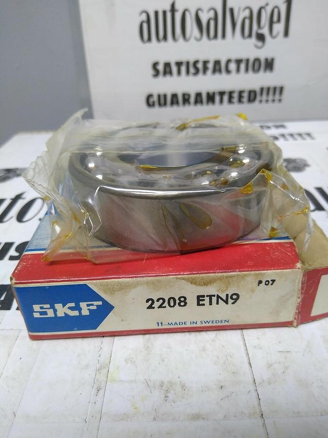 SKF,2208 ETN9,Self Aligning Ball Bearing NOS