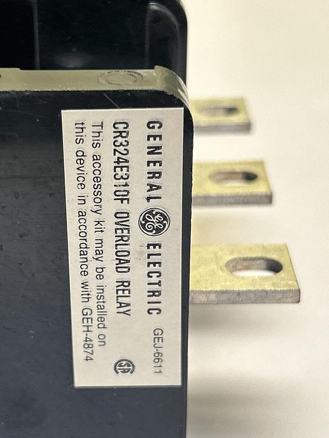 GENERAL ELECTRIC,CR324E310F,OVERLOAD RELAY NOS