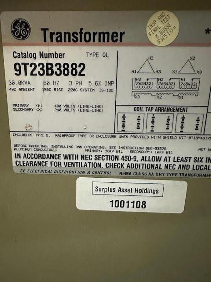 Used GE 30