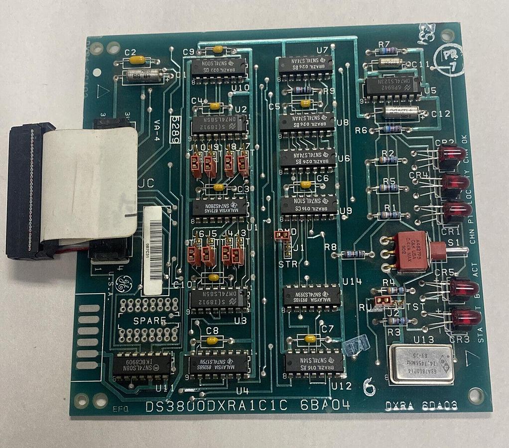 Used GENERAL ELECTRIC,DS3800DXRA1C1C,SIGNAL RECEIVER CARD