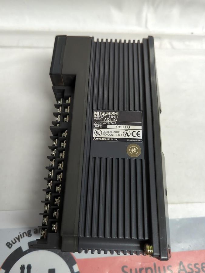Used MITSUBISHI,AX40Y1C,MELSEC INPUT UNIT MISSING DOORS PRE-OWNED