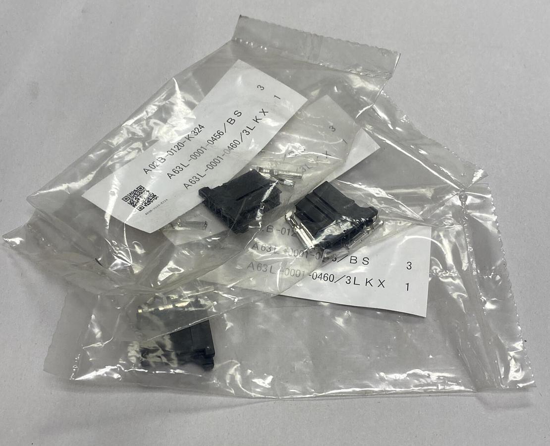 GE FANUC,A02B-0120-K324,CONNECTOR KIT LOT OF 3 NOS