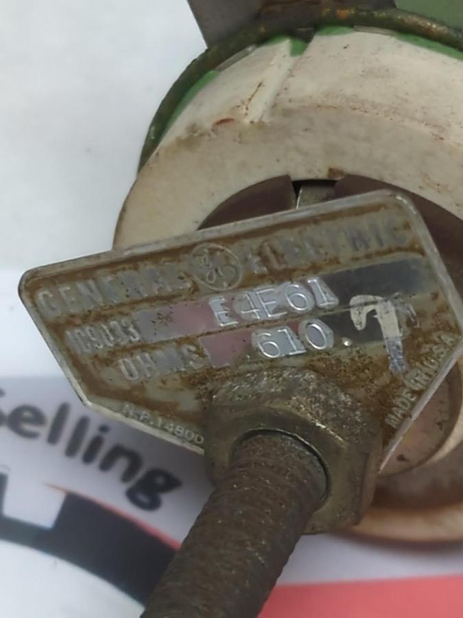 Used GENERAL ELECTRIC,IC9033 E4E61,RESISTOR 610 OHMS PRE-OWNED