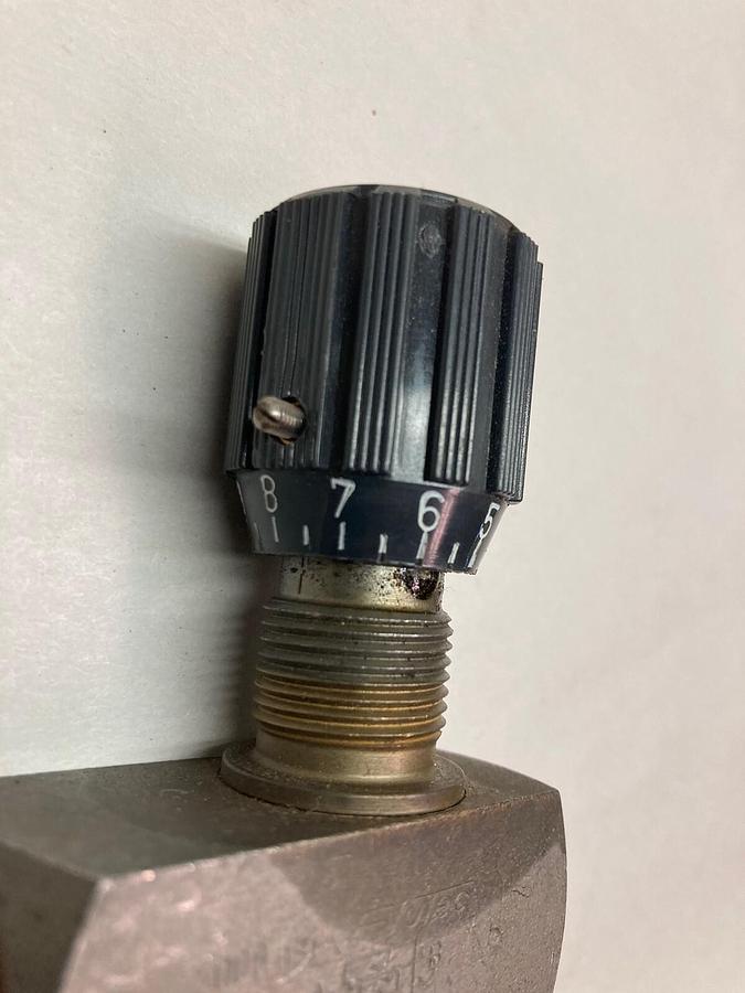 Used Flutec,DRV-08-01.17,Flow Control Valve 5000psi