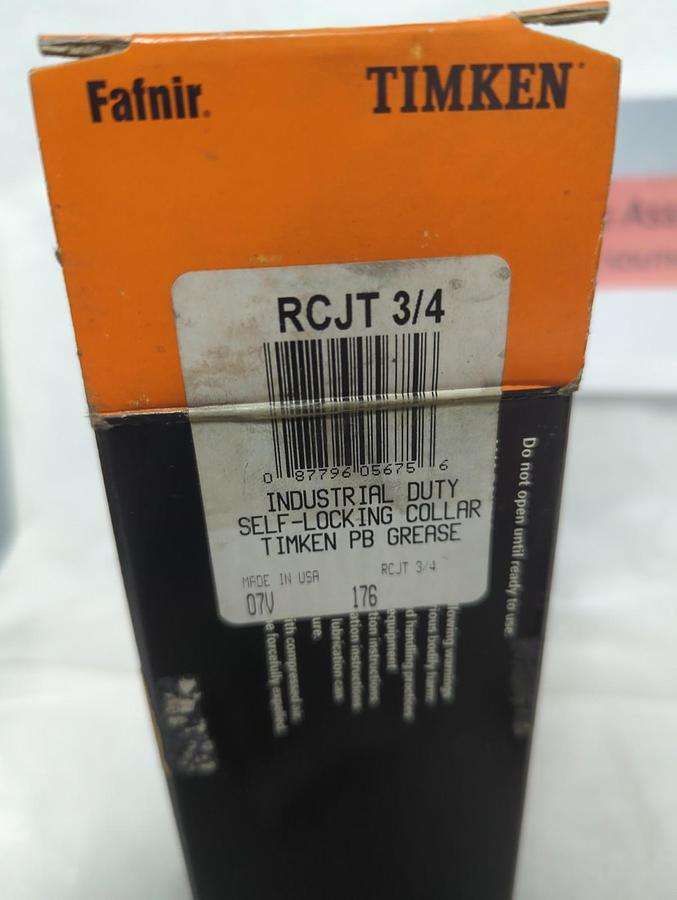 TIMKEN,RCJT 3/4,2-BOLT FLANGE BEARING 3/4 INCH BORE WITH LOCKING COLLAR NOS