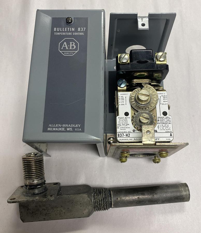 ALLEN BRADLEY,837-H2,SER. A TEMPERATURE CONTROL NOS