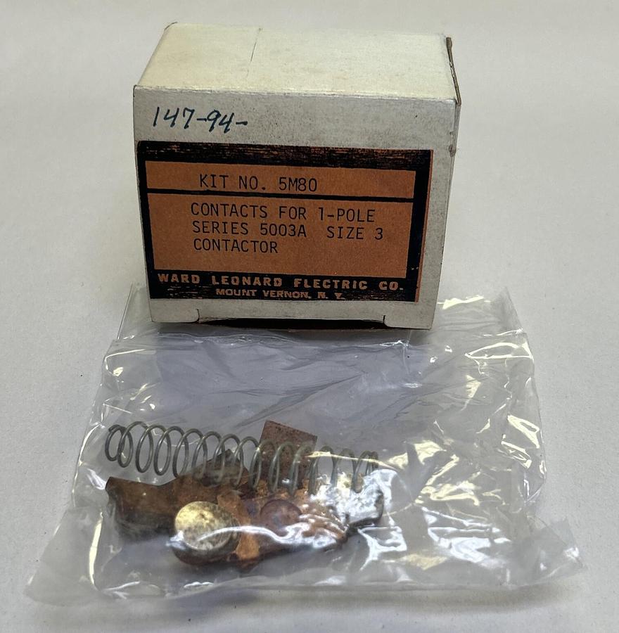 WARD LEONARD,5M80,CONTACT KIT SIZE 3 1P NOS