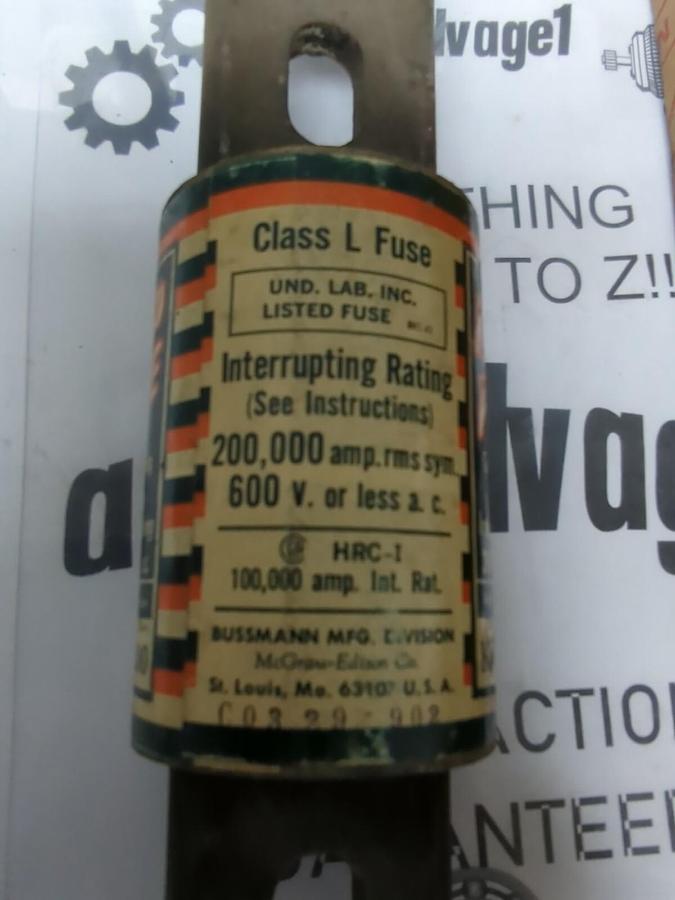 BUSSMANN,KRP-C 1200,HI-CAP FUSE 1200 AMP NOS