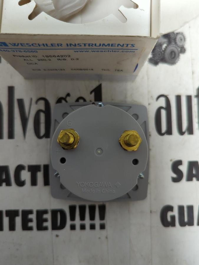 WESCHLER,19564202 ALL 250-2 R/S: 0-2 DCA, PANEL METER NOS