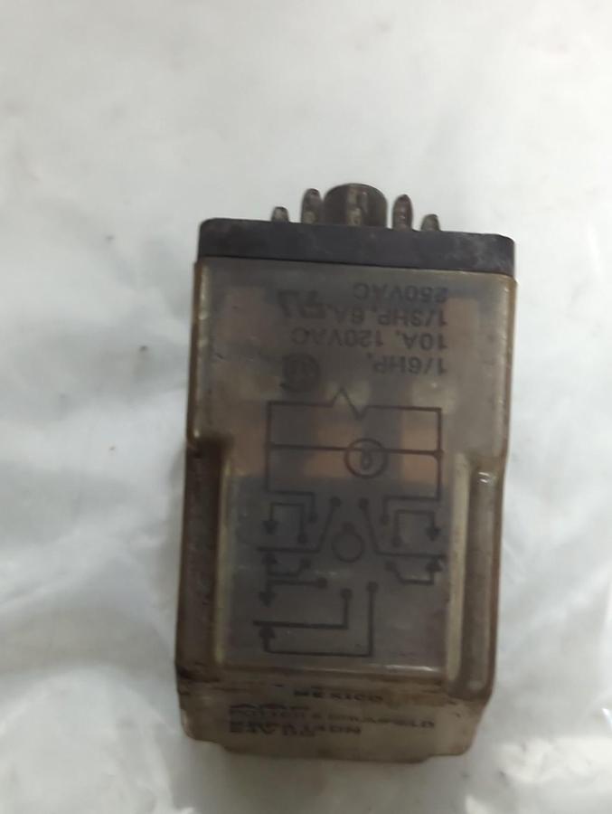 Used P&B,KRPA14DN,PLUG IN RELAY 11-PIN LOT OF 2 PRE-OWNED