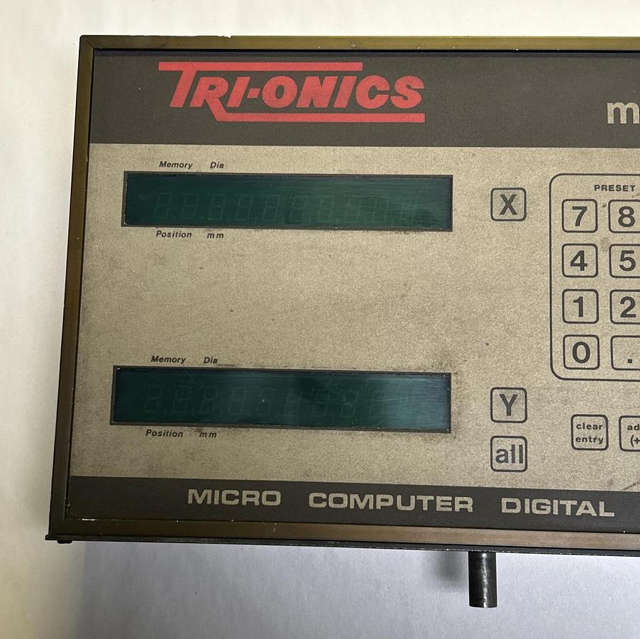 Used TRI-ONICS,009D12002-002,MICRO COMPUTER DIGITAL READOUT DISPLAY