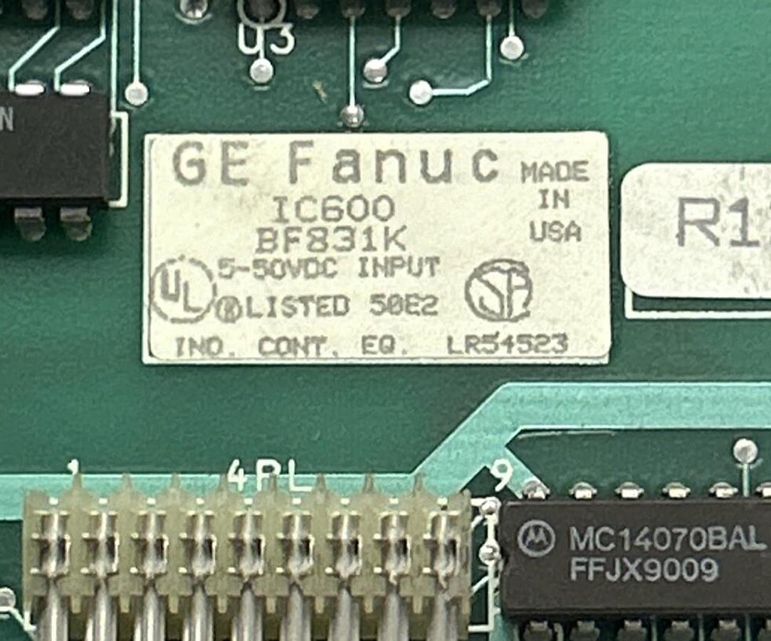 Used GE FANUC,IC600BF831K,INPUT BOARD