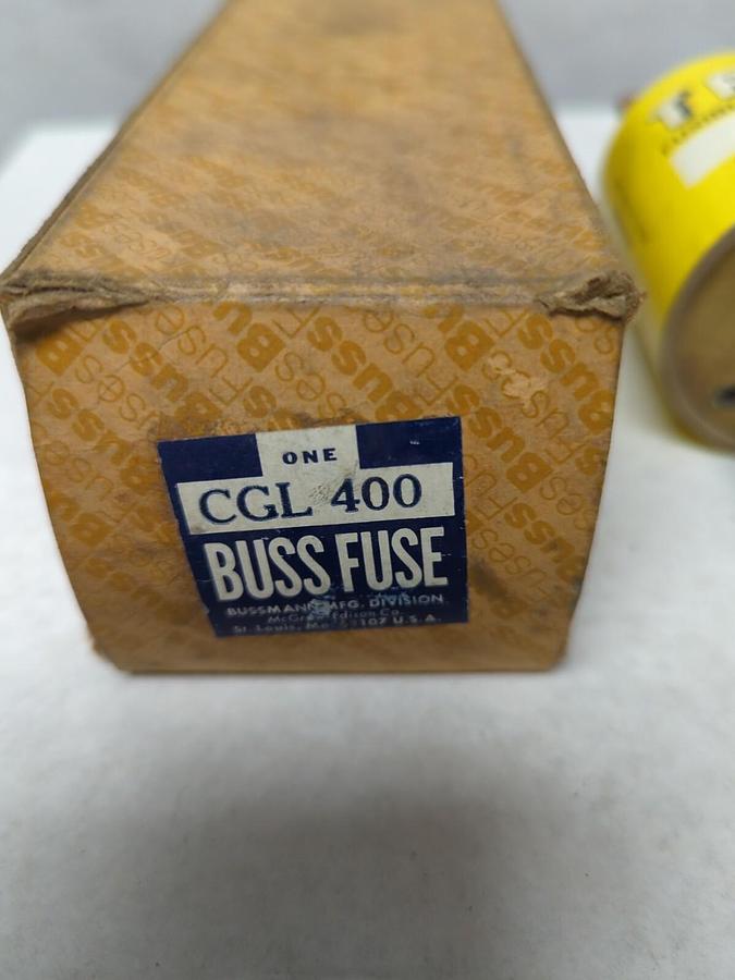COOPER BUSSMANN,CGL-400,FUSIBLE HRC II FUSE 400 AMP NOS