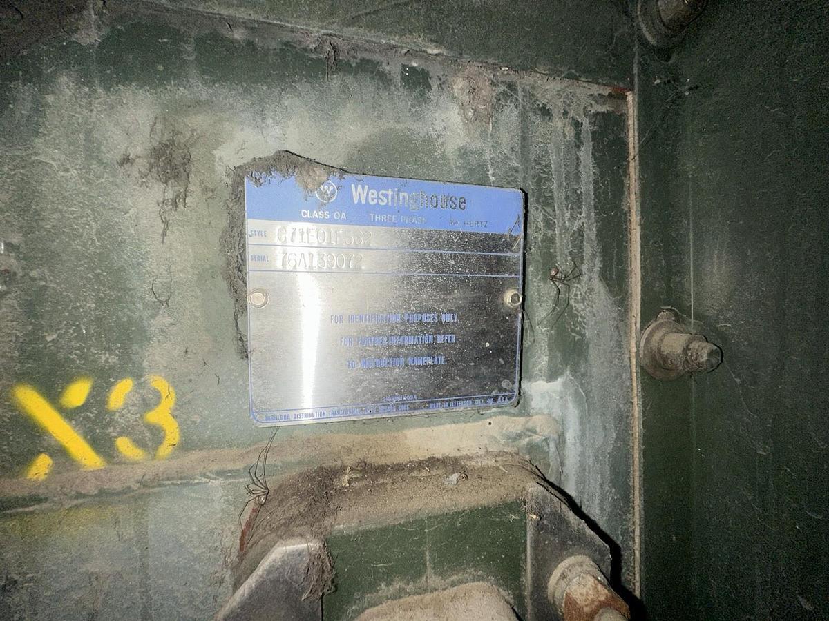 Used Westinghouse,1000KVA Padmount Transformer,12470GRDY/7200-480Y-277