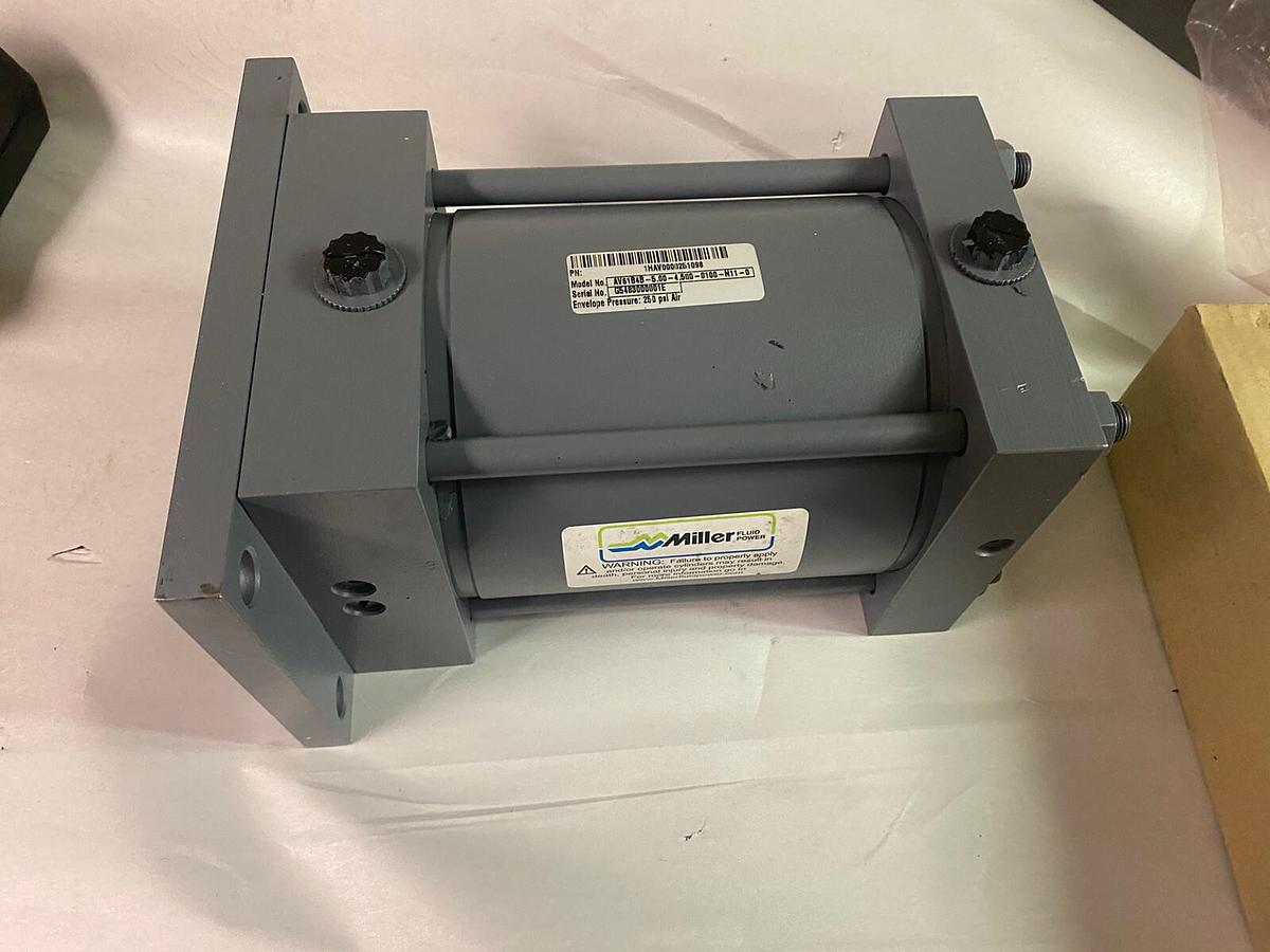 MILLER,AV61B4B-5.00-4.500-0,HV SERIES PNEUMATIC AIR CYLINDER 250PSI