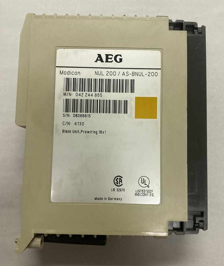Used Modicon,AS-BNUL-200,Blank Unit