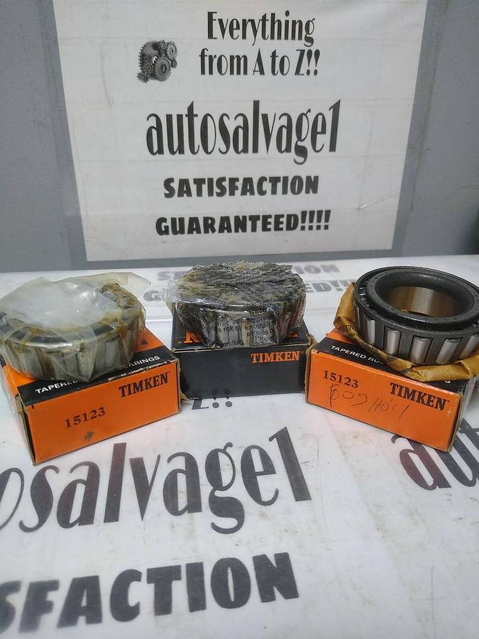 TIMKEN,15123,ROLLER BEARING CONE LOT OF 3 NOS